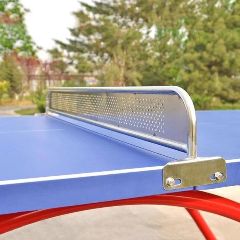 OYKSHDF Table Tennis Net, Outdoor Indoor Ping Pong Net Metal Frame, Replacement Compact Training Countertop Separator for Home Game Practice, 60.3" Length - Image 2